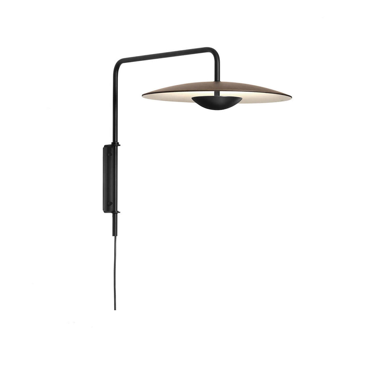 Murale Ginger - Wenge/Blanc Câblé Ginger 32 (12.6") by Marset | Luminaires & cie