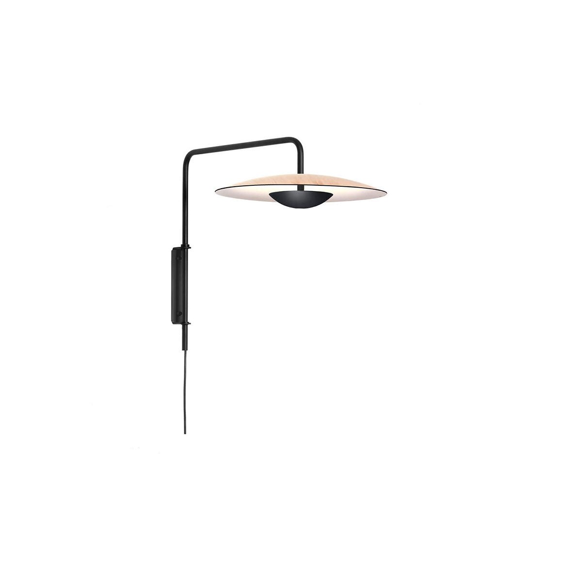 Murale Ginger - Chêne/Blanc Câblé Ginger 20 (7.65") by Marset | Luminaires & cie