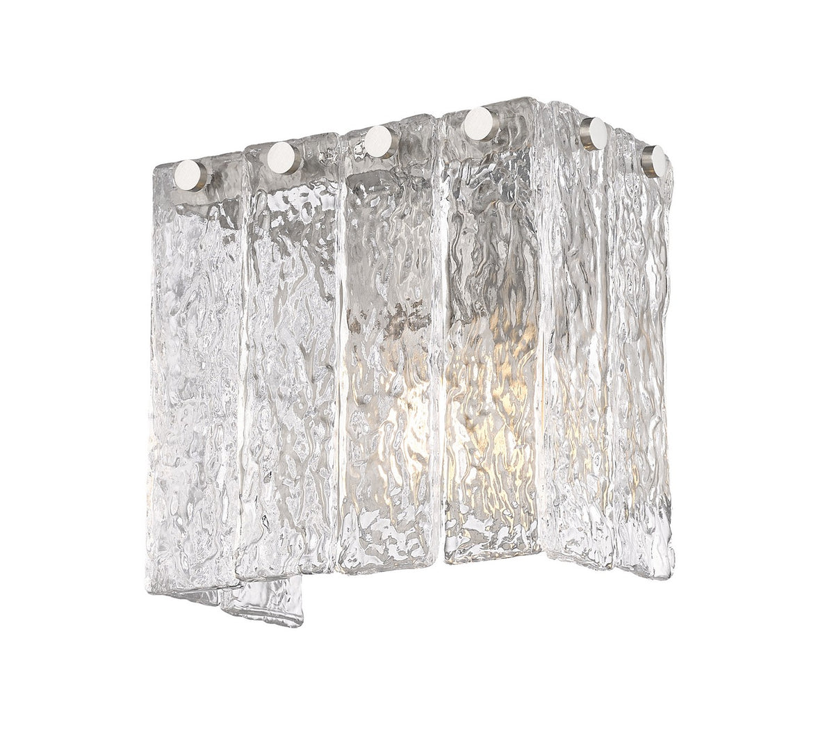 Applique murale Glacier Nickel brossé, 7 3/4" – vue 2