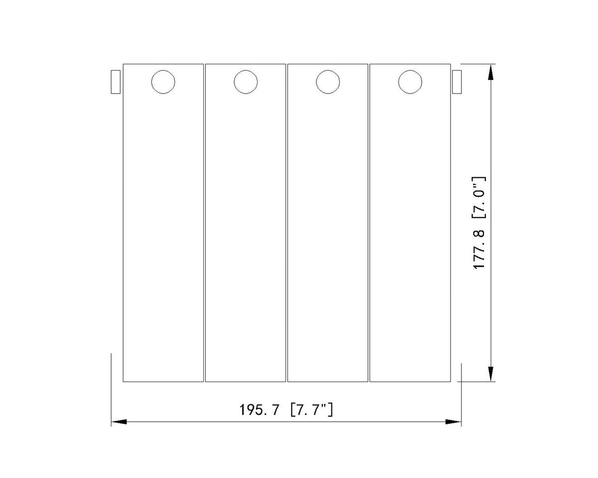 Applique murale Glacier Nickel brossé, 7 3/4" – vue 6