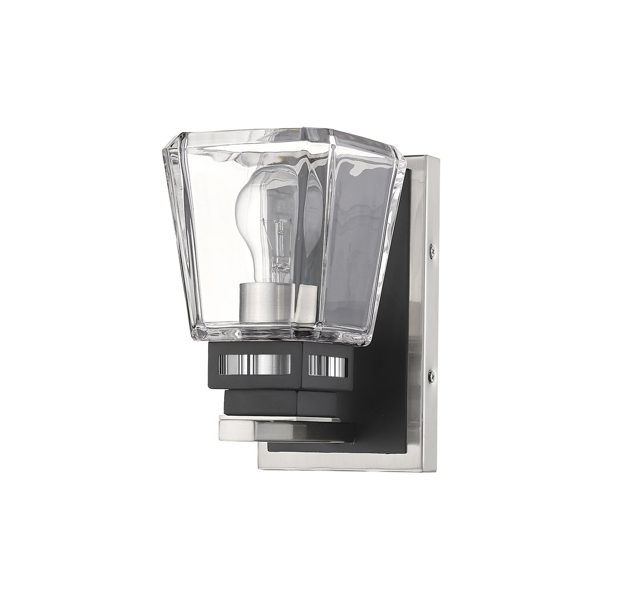 Applique murale Jackson Nickel brossé + noir mat – vue 3