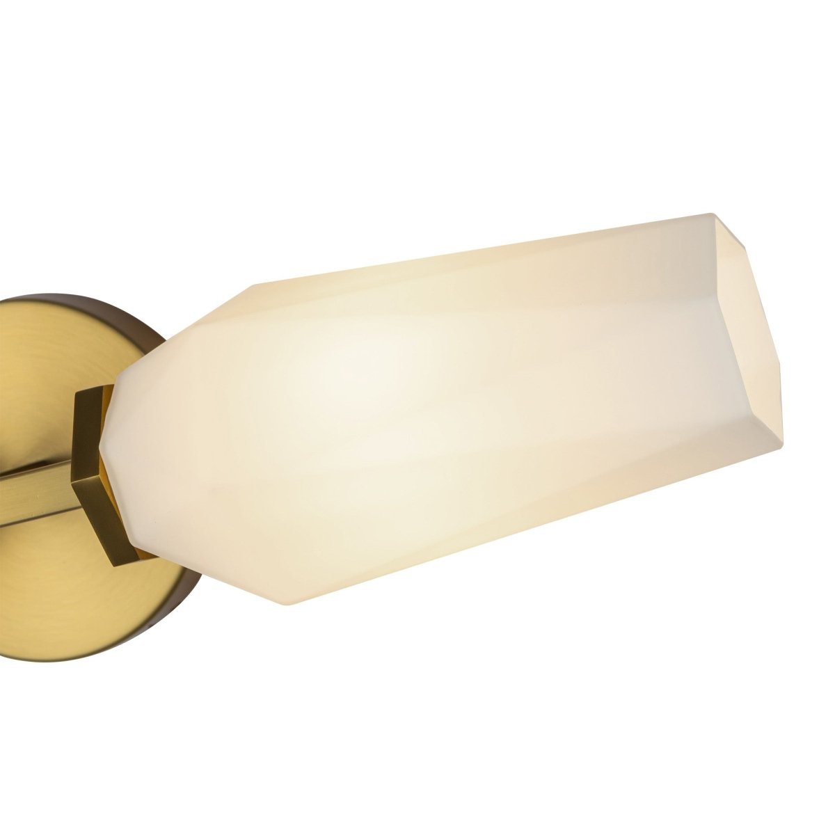 Murale Krysta - Gold - or / Verre d'Opale 20 1/2" by Alora Lighting | Luminaires & cie