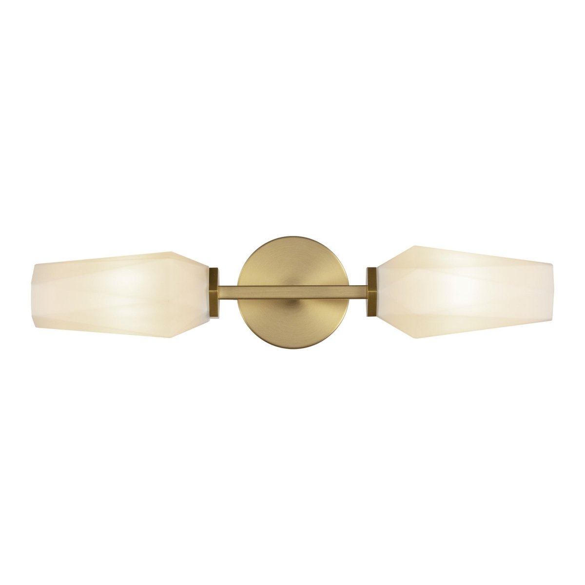 Murale Krysta - Gold - or / Verre d'Opale 20 1/2" by Alora Lighting | Luminaires & cie