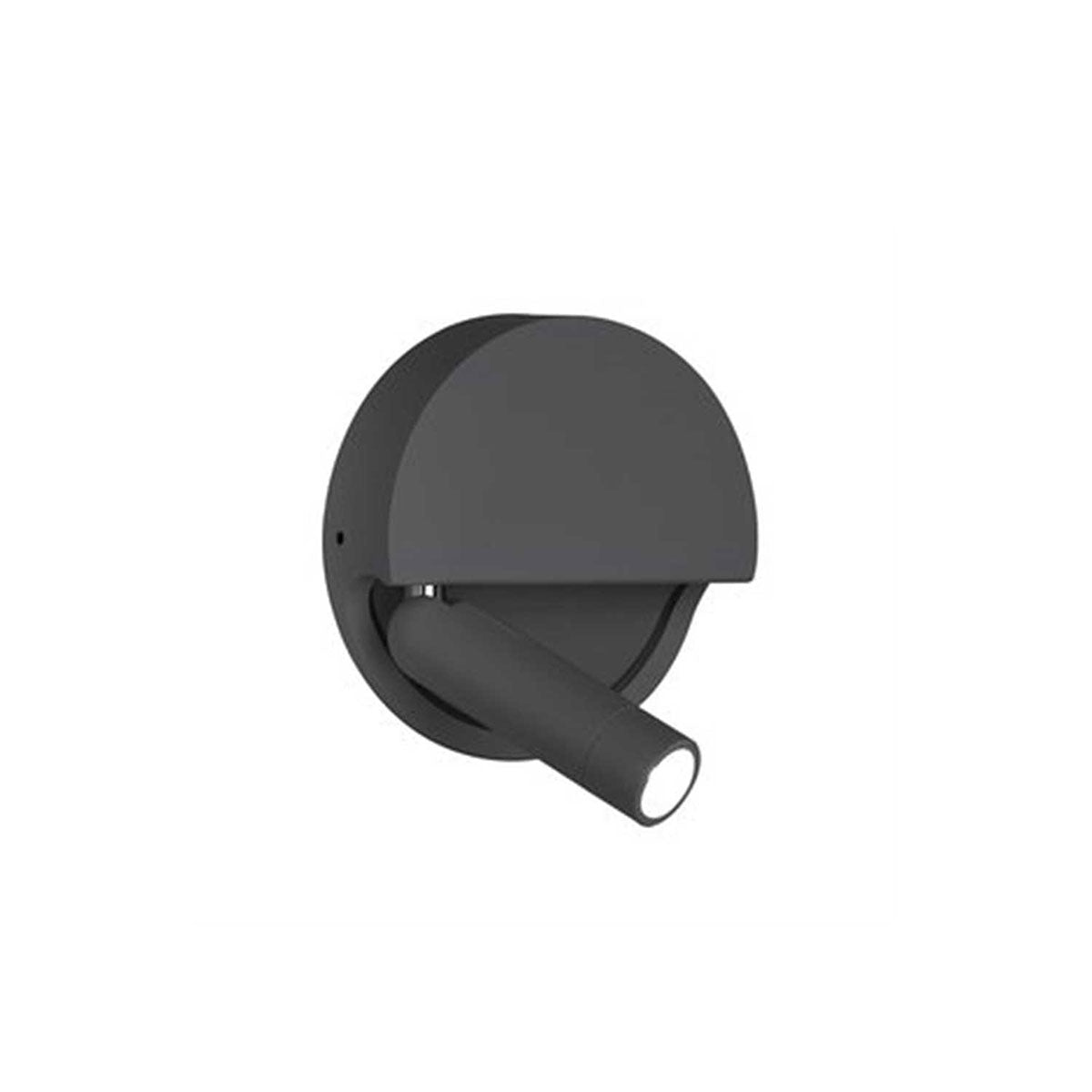 Murale Ledtube R - Noir Droite by Marset | Luminaires & cie