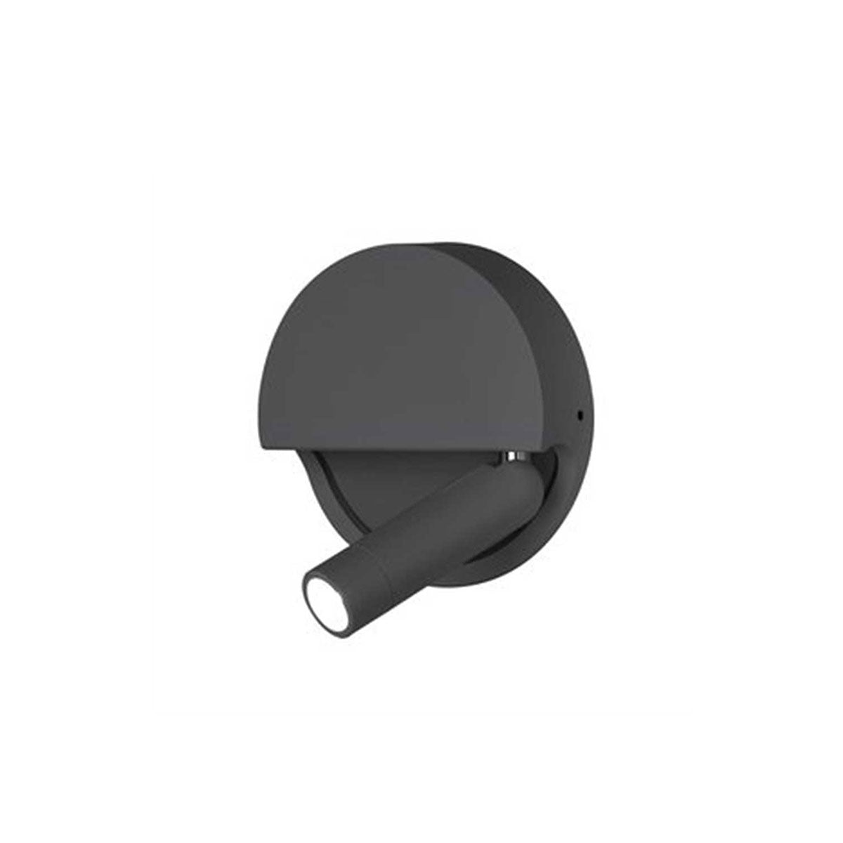 Murale Ledtube R - Noir Gauche by Marset | Luminaires & cie