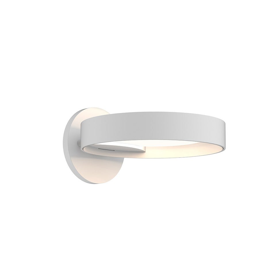 Murale Light Guide Ring - Blanc satiné Blanc Simple by Sonneman | Luminaires & cie
