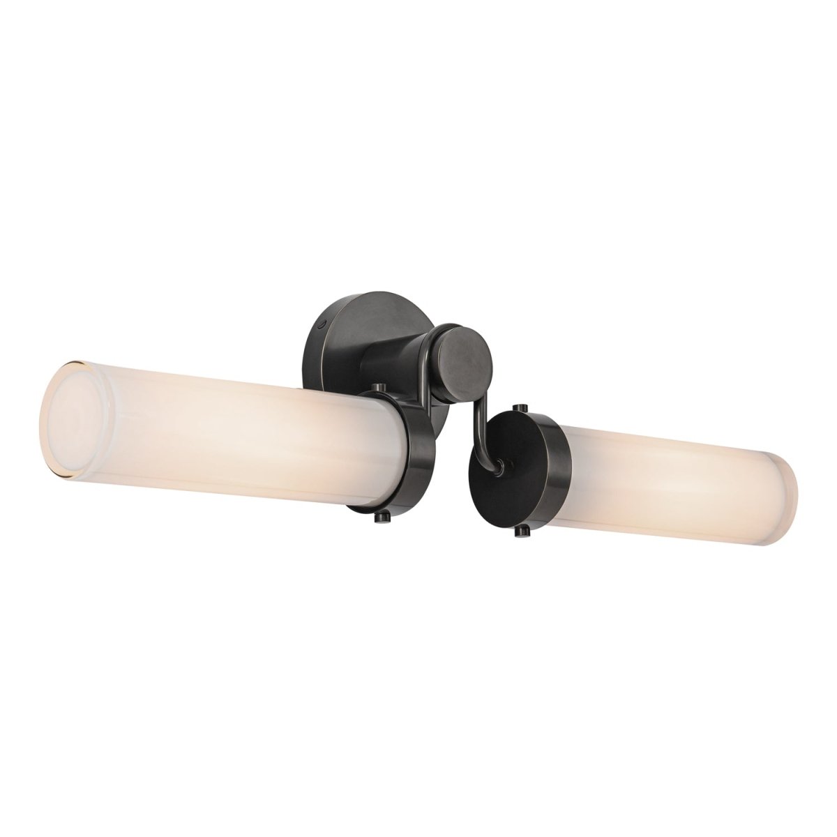 Murale linéaire Wynwood - Bronze urbain / opale brillante by Alora Lighting | Luminaires & cie