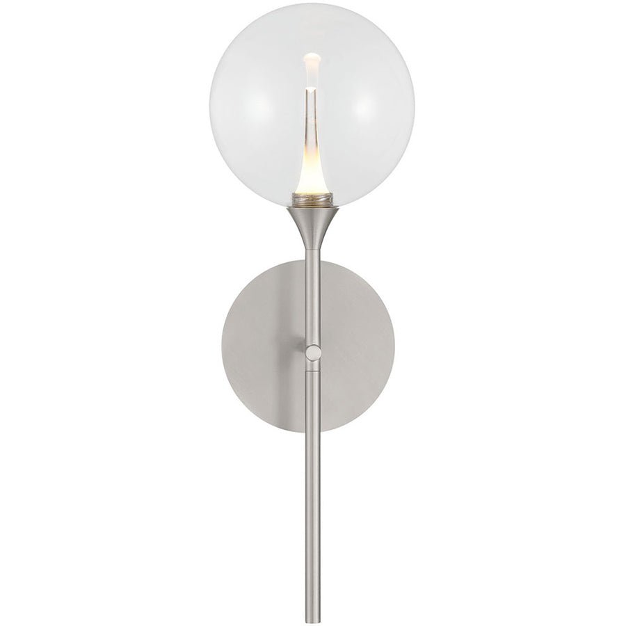 Murale Lisa - Nickel satiné Clair by Eurofase | Luminaires & cie