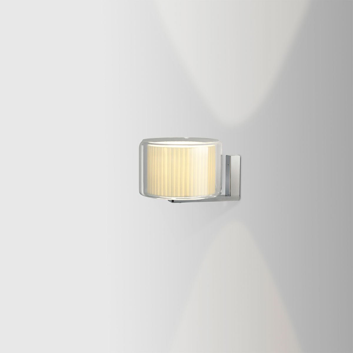 Murale Mercer - Coton blanc plissé by Marset | Luminaires & cie