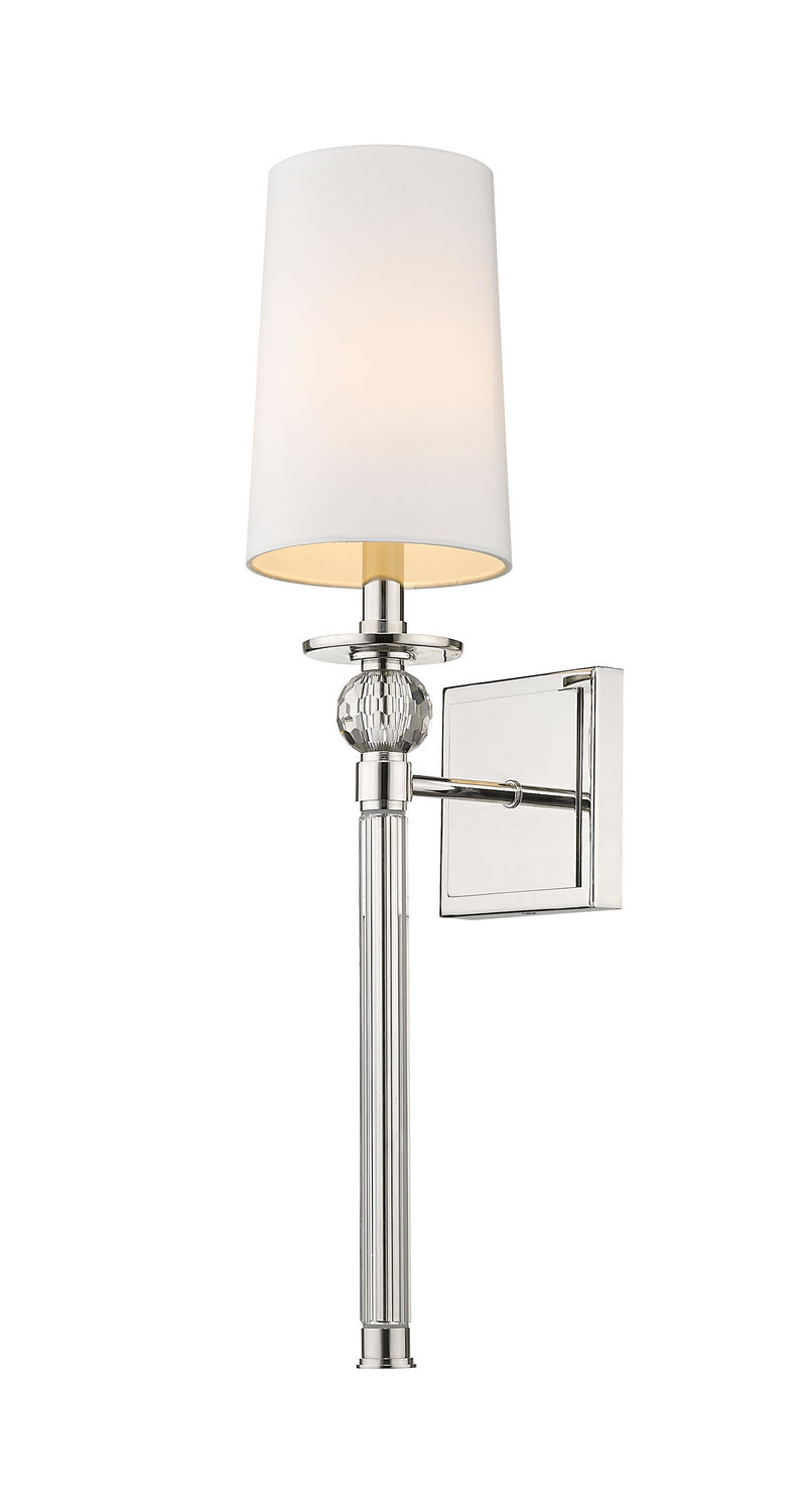 Applique murale Mia Nickel poli, Blanc – Z-Lite