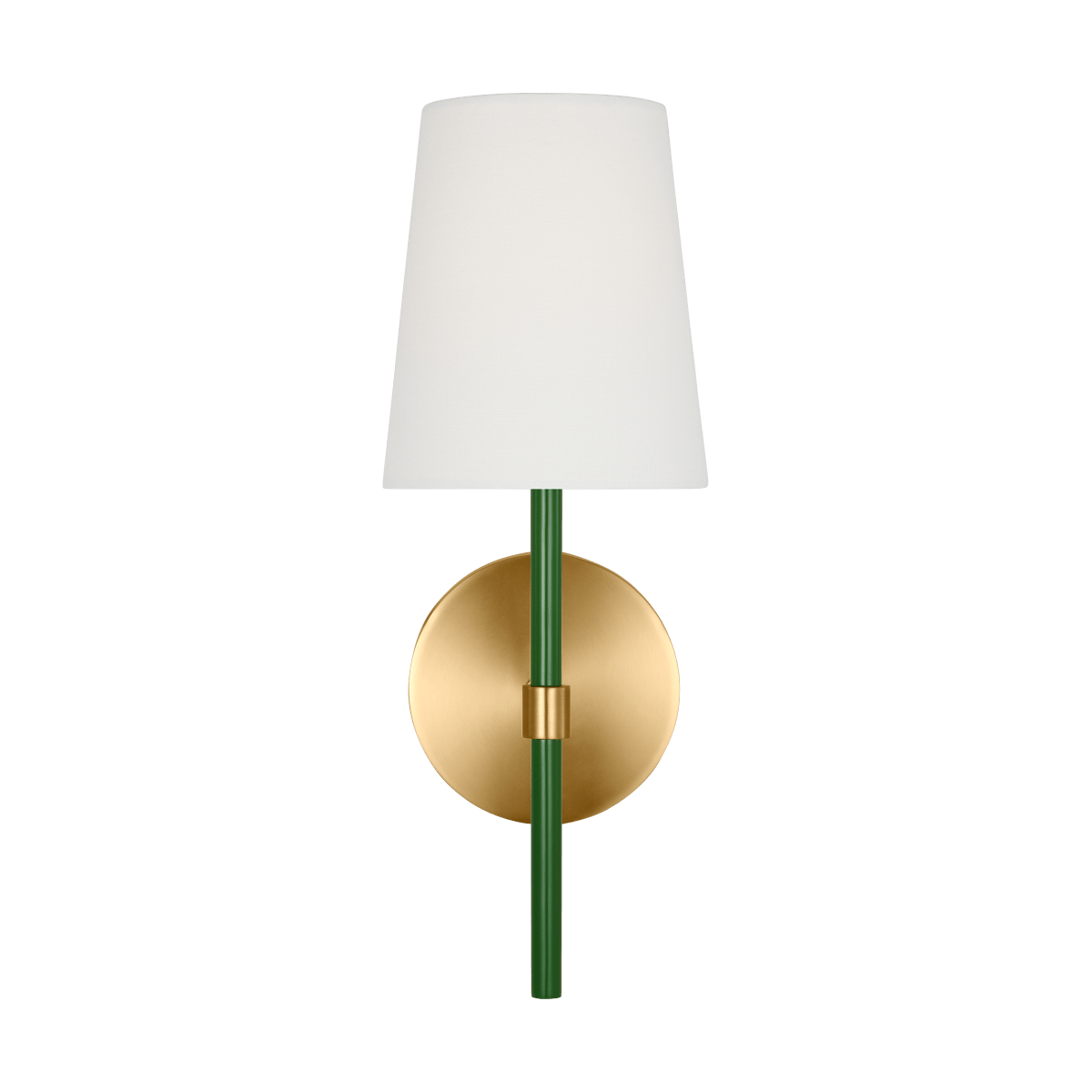 Murale Monroe - Laiton brûlé et vert 13 5/8" by Visual Comfort Studio | Luminaires & cie