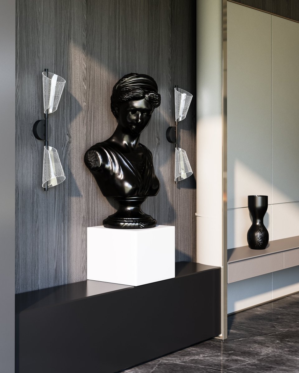 Murale Mulberry - Guide noir / léger 28 5/8" by Kuzco Lighting | Luminaires & cie