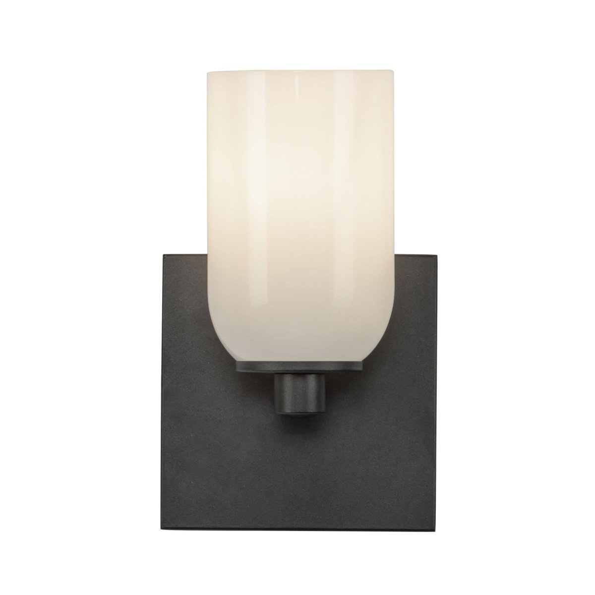 Murale Nola - Verre d'opale noir / brillant 9" by Kuzco Lighting | Luminaires & cie