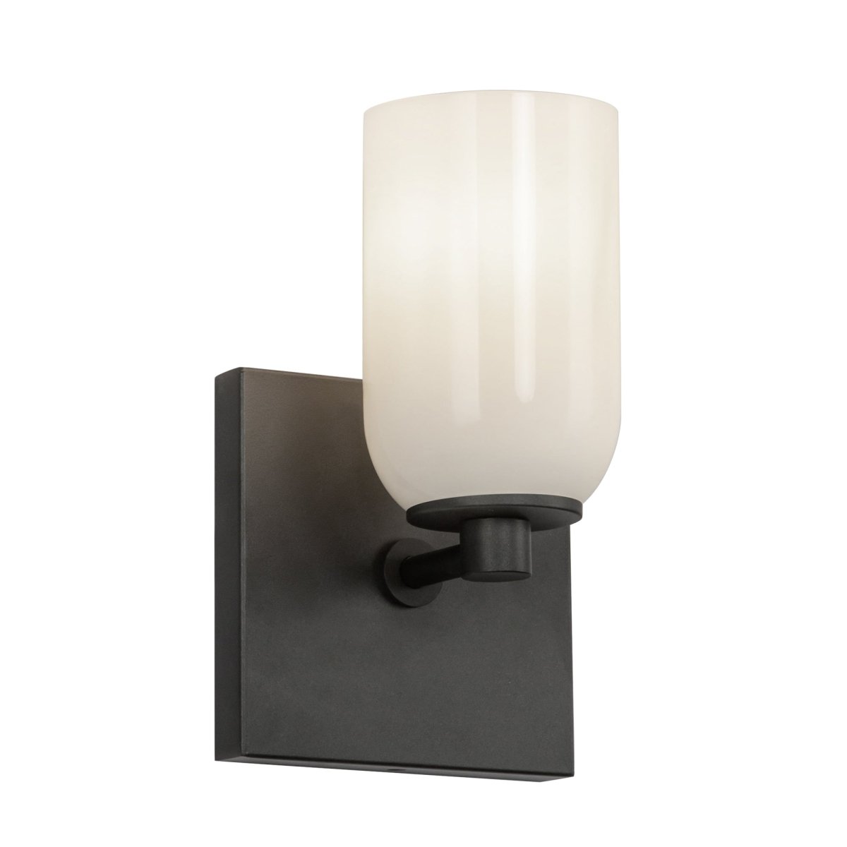 Murale Nola - Verre d'opale noir / brillant 9" by Kuzco Lighting | Luminaires & cie