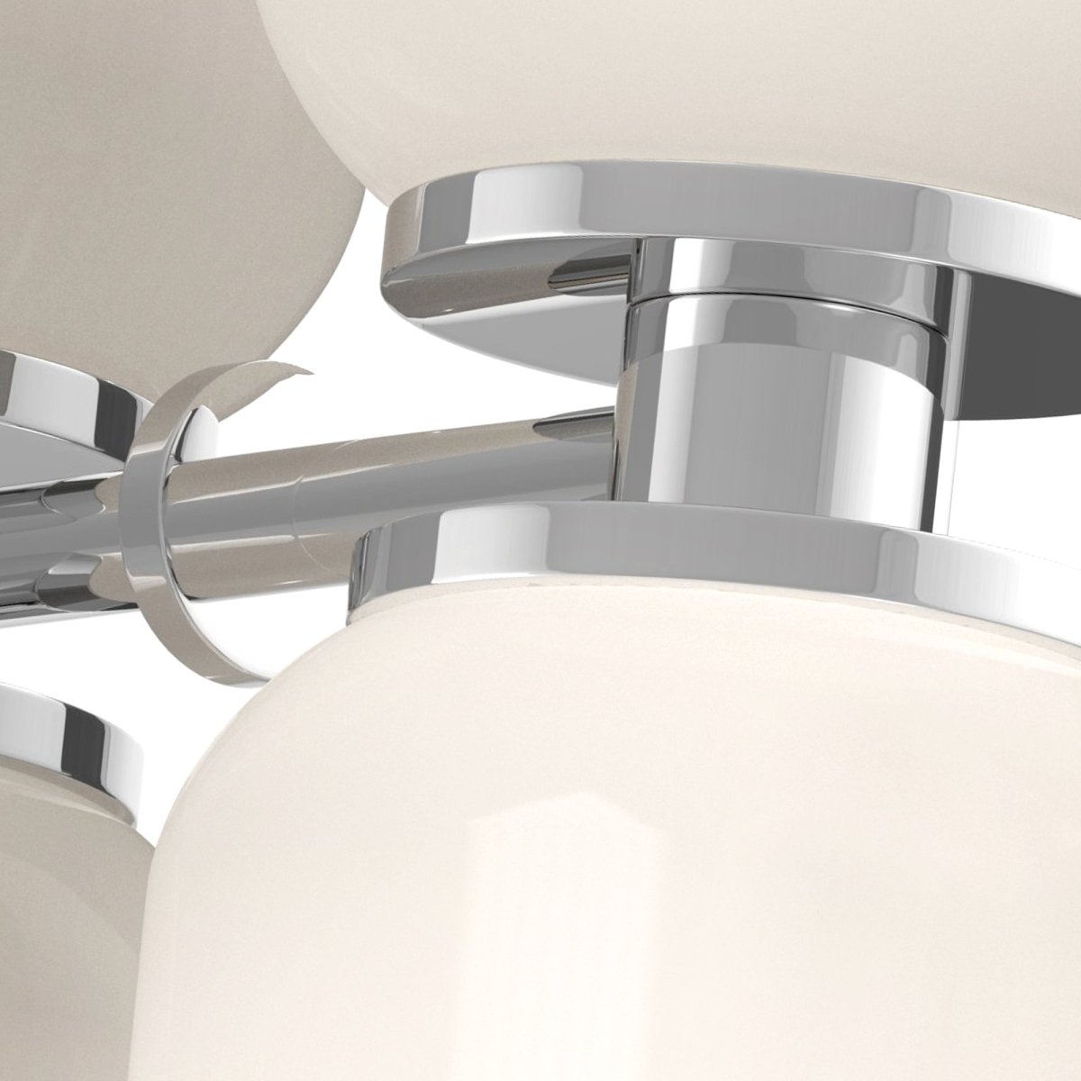 Murale Nola - Verre d'opale chromée / brillant 12 1/2" by Kuzco Lighting | Luminaires & cie