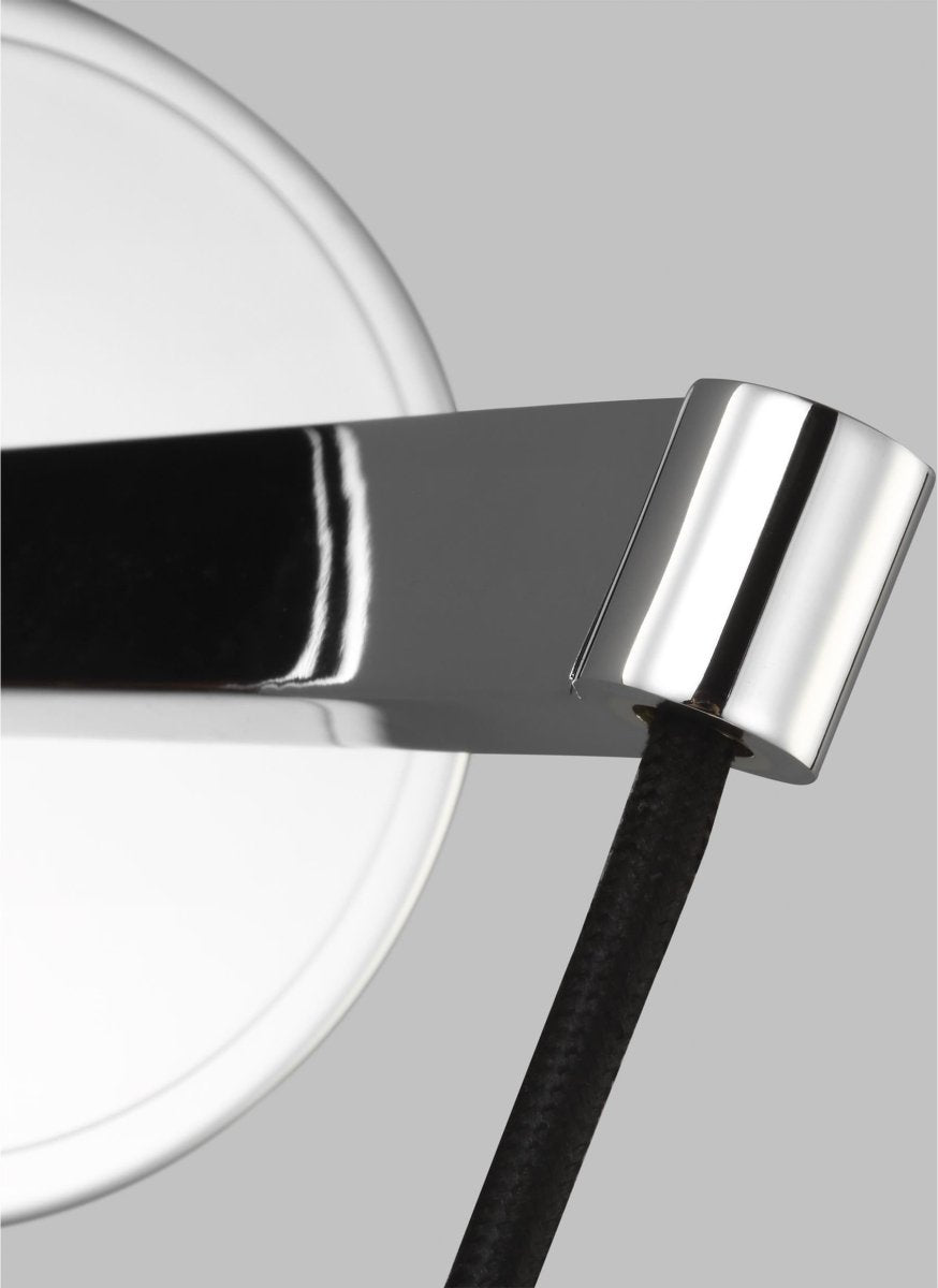 Murale Norman - Chrome Noir de minuit Ampoules non - incluses by Visual Comfort Studio | Luminaires & cie
