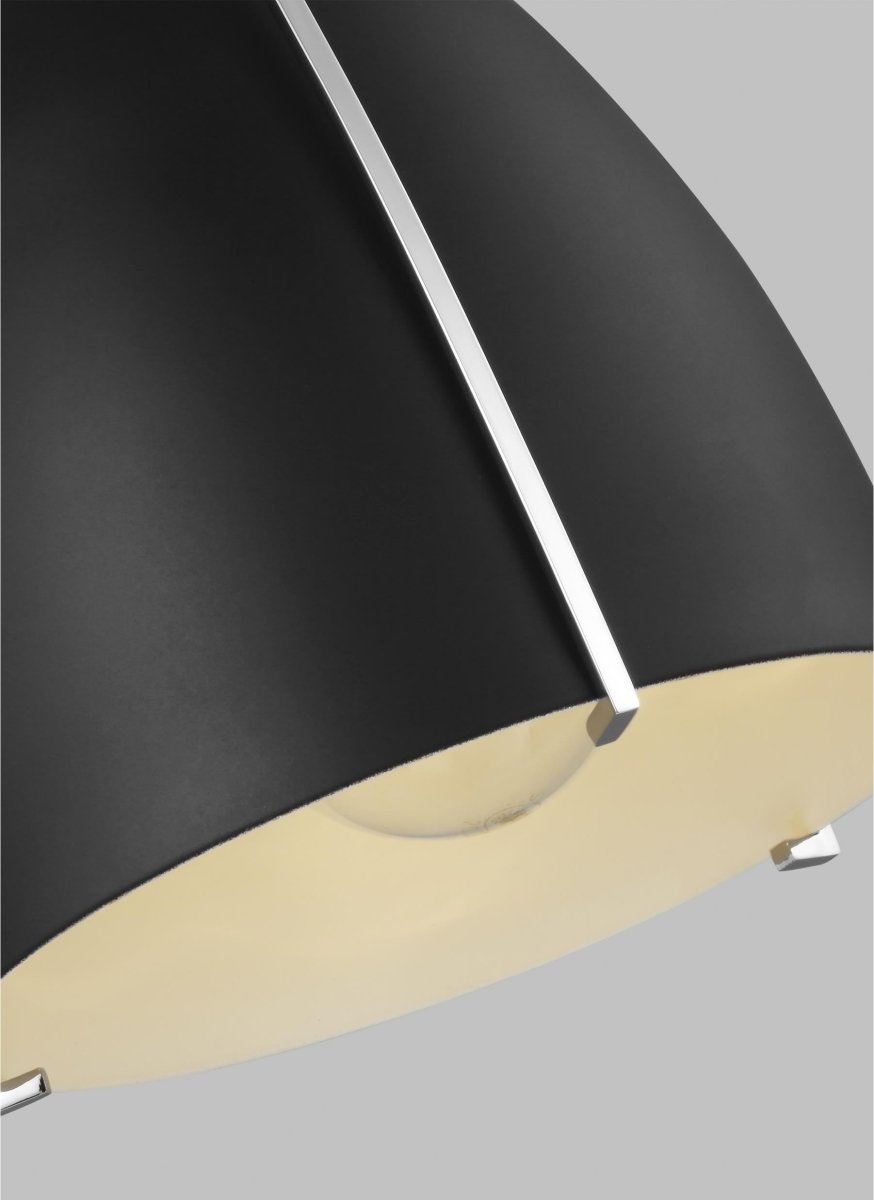 Murale Norman - Chrome Noir de minuit Ampoules non - incluses by Visual Comfort Studio | Luminaires & cie