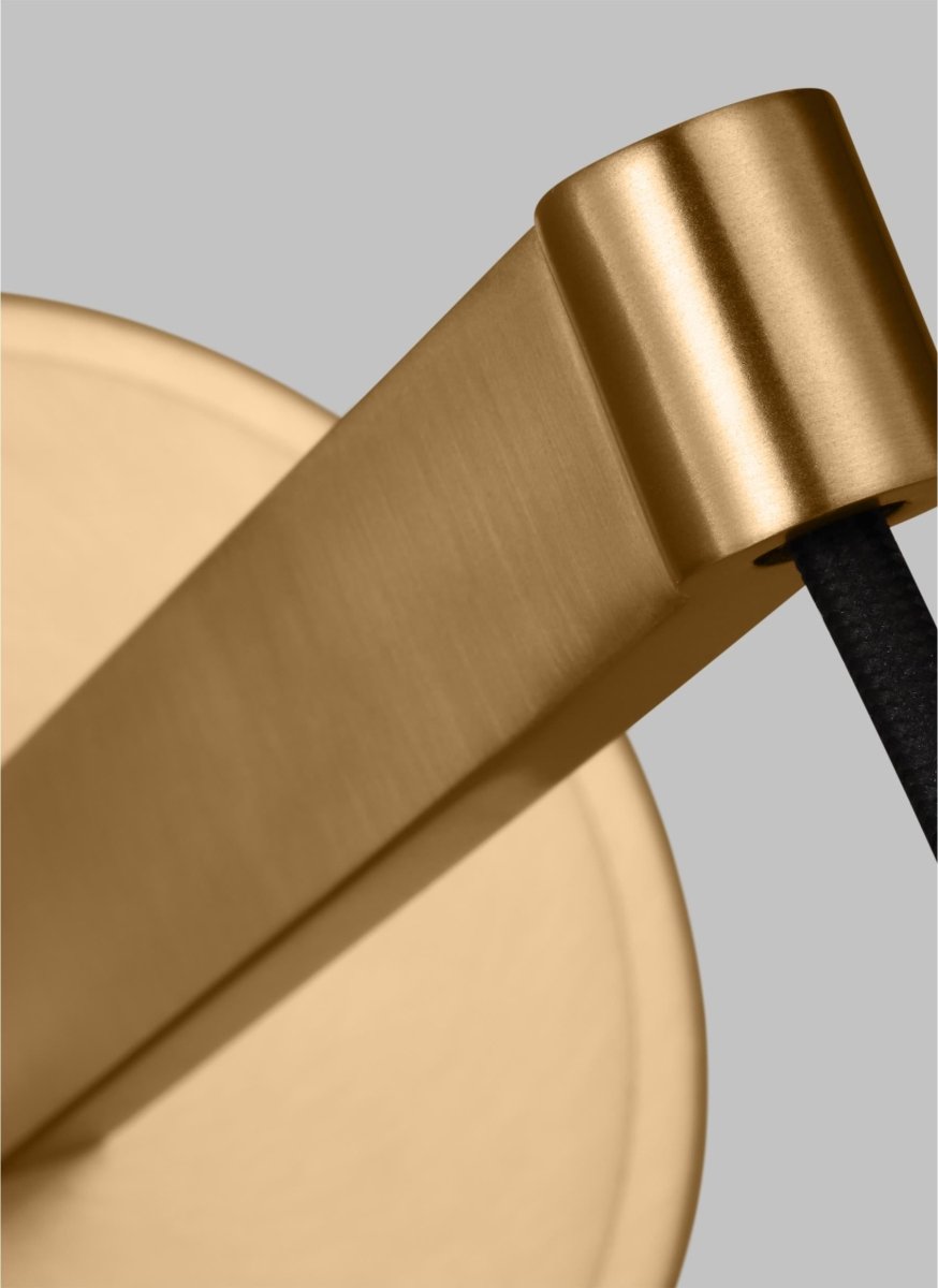 Murale Norman - Laiton satiné Noir de minuit Ampoules non - incluses by Visual Comfort Studio | Luminaires & cie