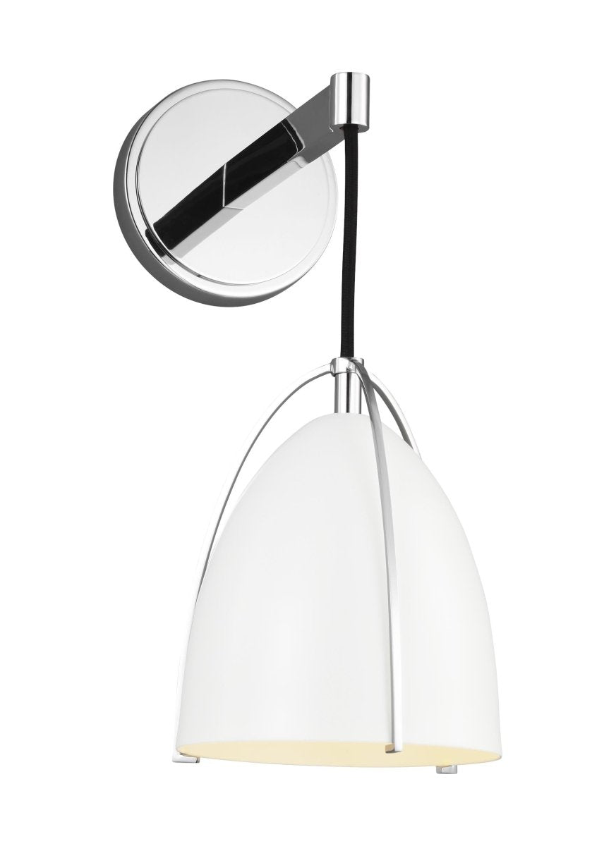 Murale Norman - Chrome Blanc mat Ampoules non - incluses by Visual Comfort Studio | Luminaires & cie