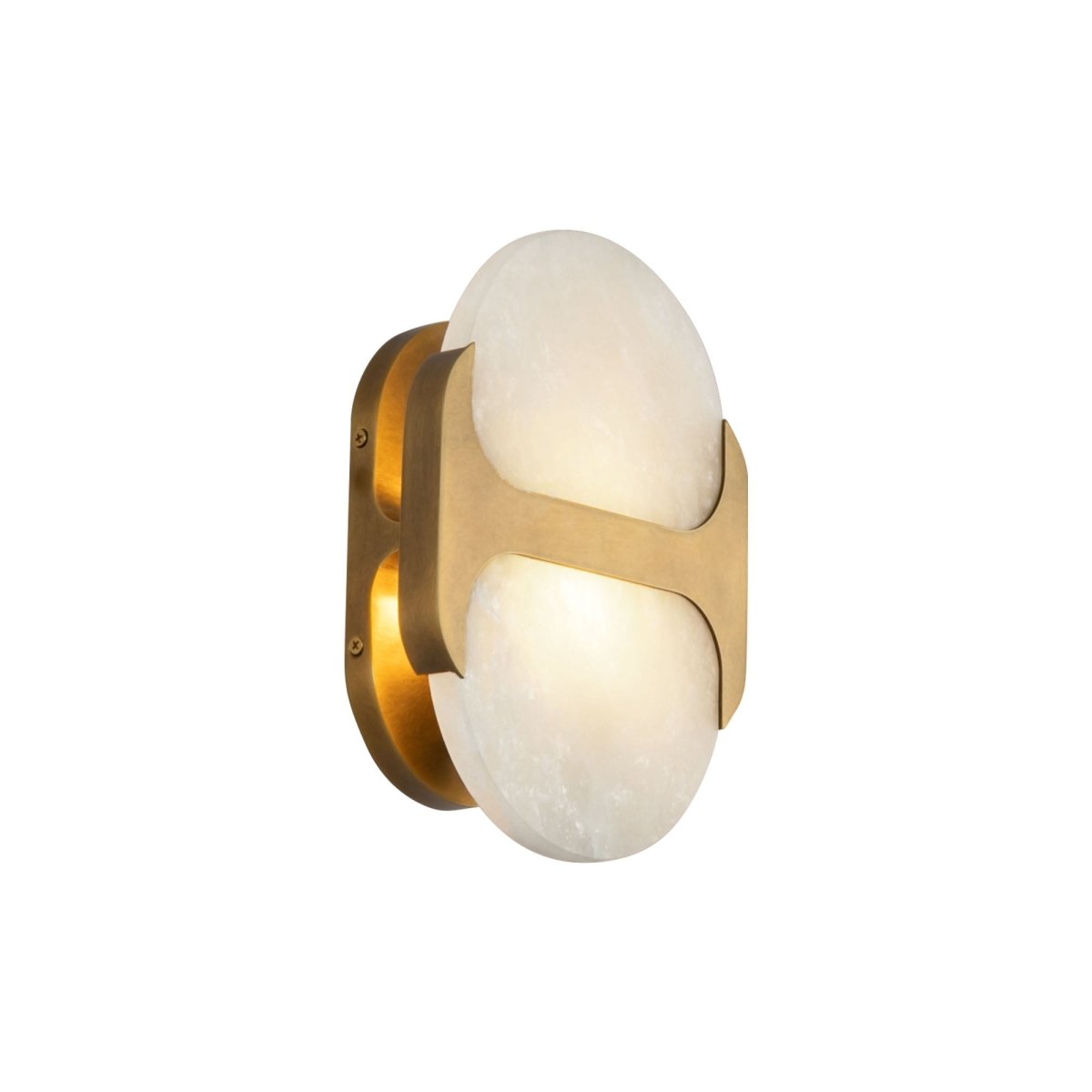 Murale Odin - Laiton / albâtre vintage 9 3/8" by Alora Lighting | Luminaires & cie