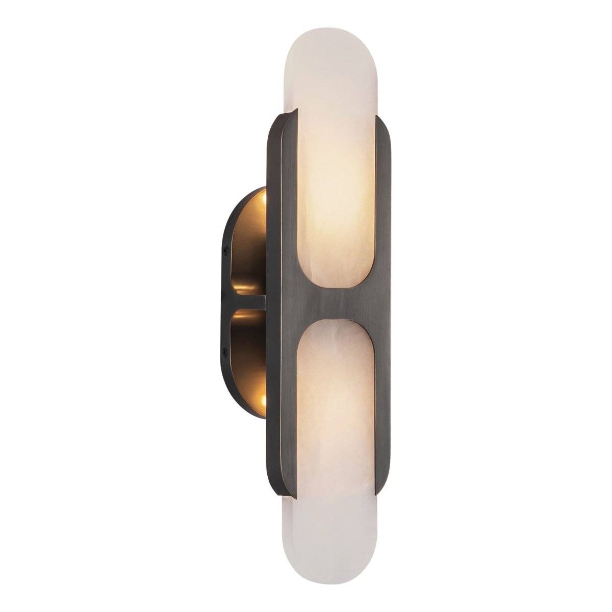 Murale Odin - Bronze / Albâtre urbain 17" by Alora Lighting | Luminaires & cie