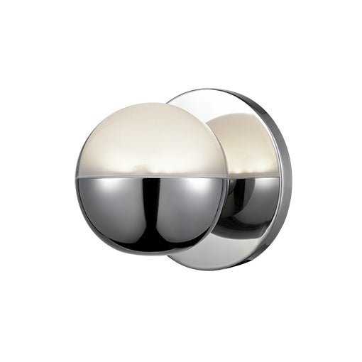 Murale Pluto Simple - Chrome 3000K by Kuzco Lighting | Luminaires & cie