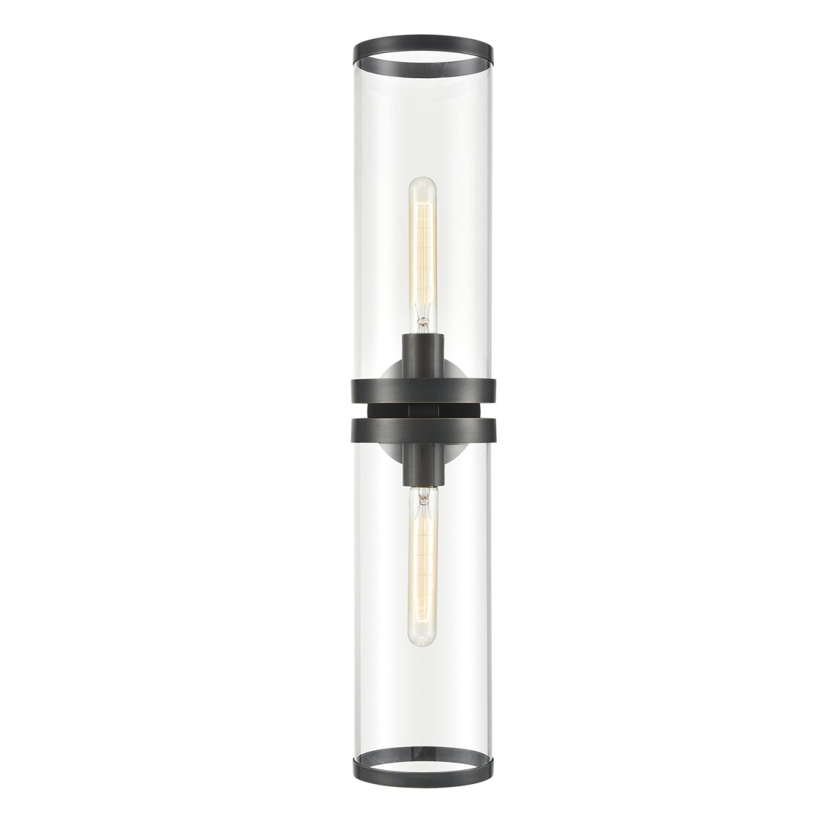 Murale Revolve II - Verre transparent / bronze urbain 28 5/8" by Alora Lighting | Luminaires & cie