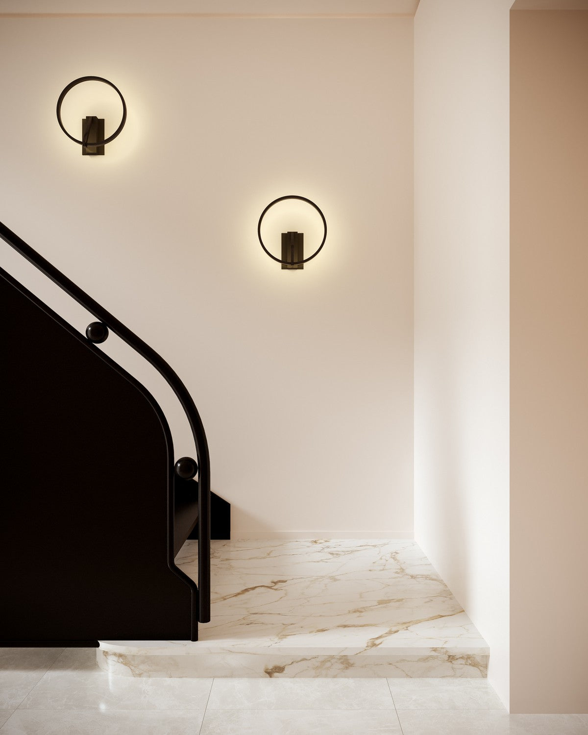 Applique murale Roda Noir – vue 4