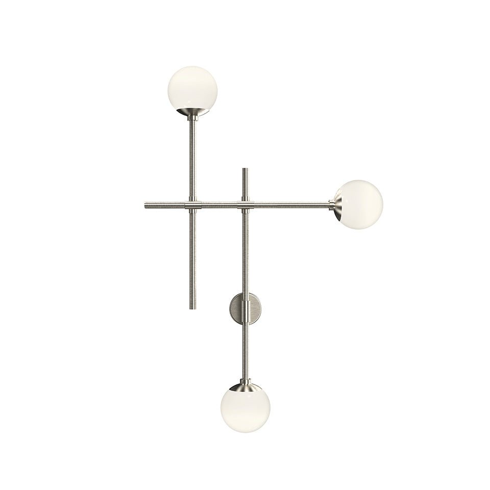 Murale Sabon - Nickel satiné 19.5" by Sonneman | Luminaires & cie