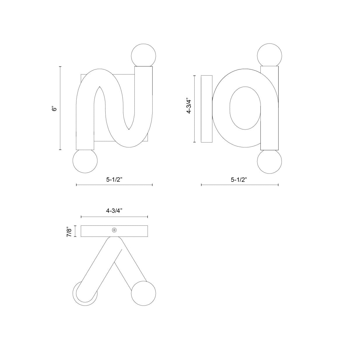 Murale Sadie - Or brossé by Alora Lighting | Luminaires & cie