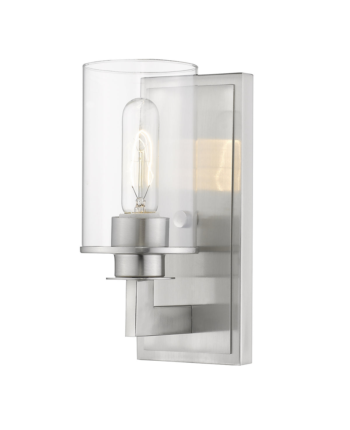 Applique murale Savannah Nickel brossé, Transparent – Z-Lite