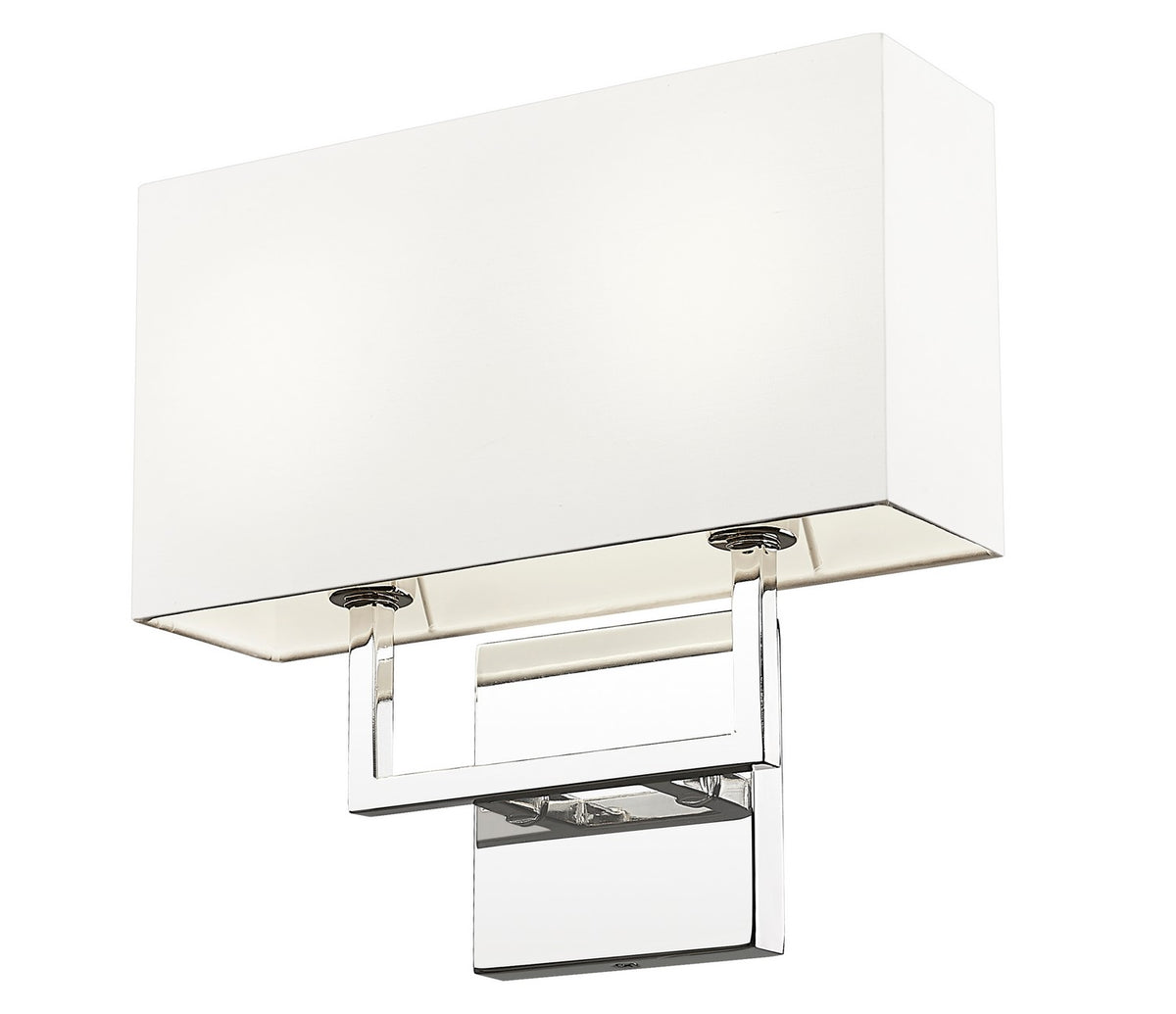Applique murale Saxon Nickel poli, 12" – vue 2