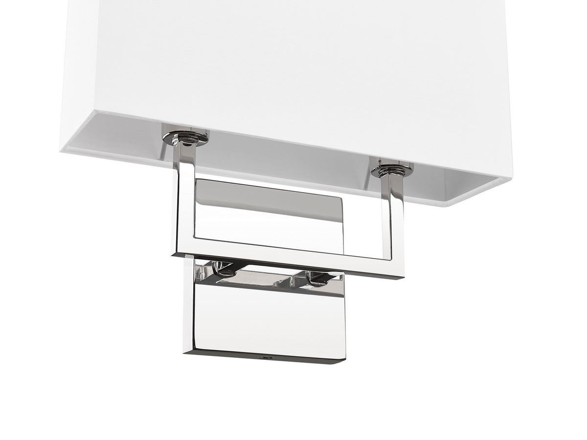 Applique murale Saxon Nickel poli, 12" – vue 5