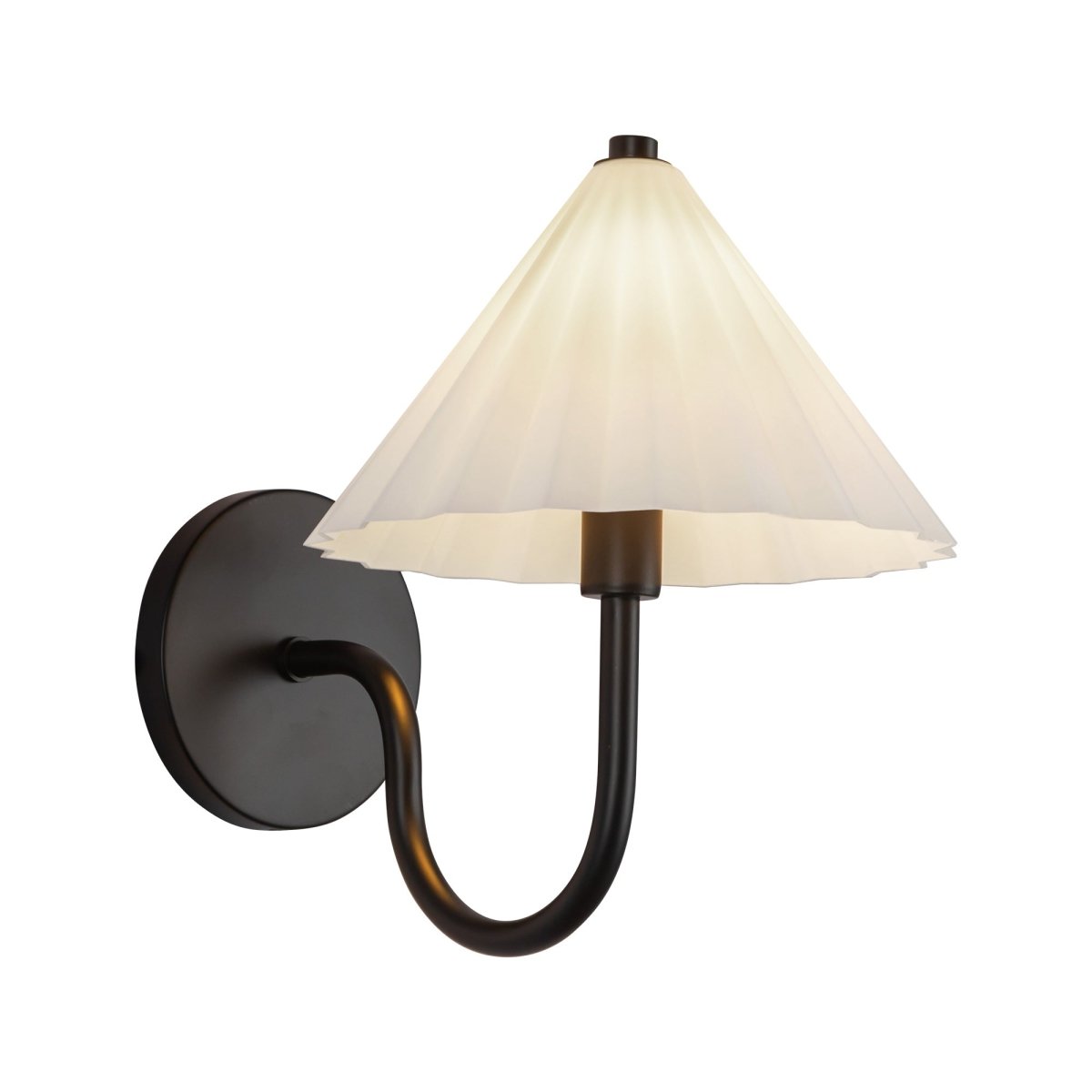Murale Serena - Verre noir / opale mat by Alora Lighting | Luminaires & cie