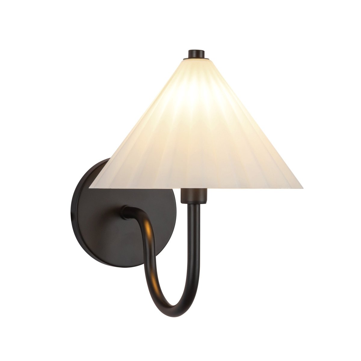 Murale Serena - Verre noir / opale mat by Alora Lighting | Luminaires & cie