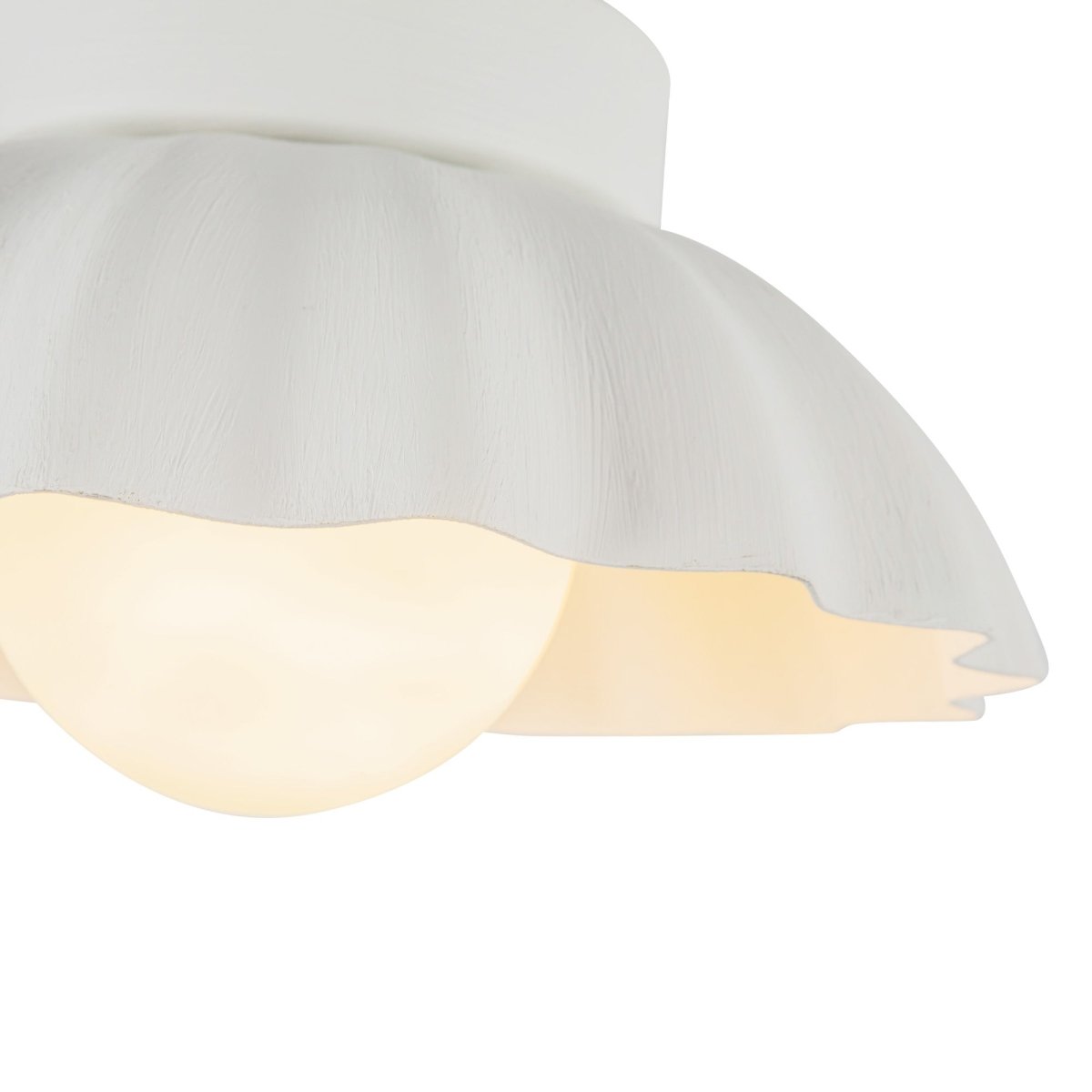 Murale Soleil - Verre blanc / opale antique by Alora Lighting | Luminaires & cie