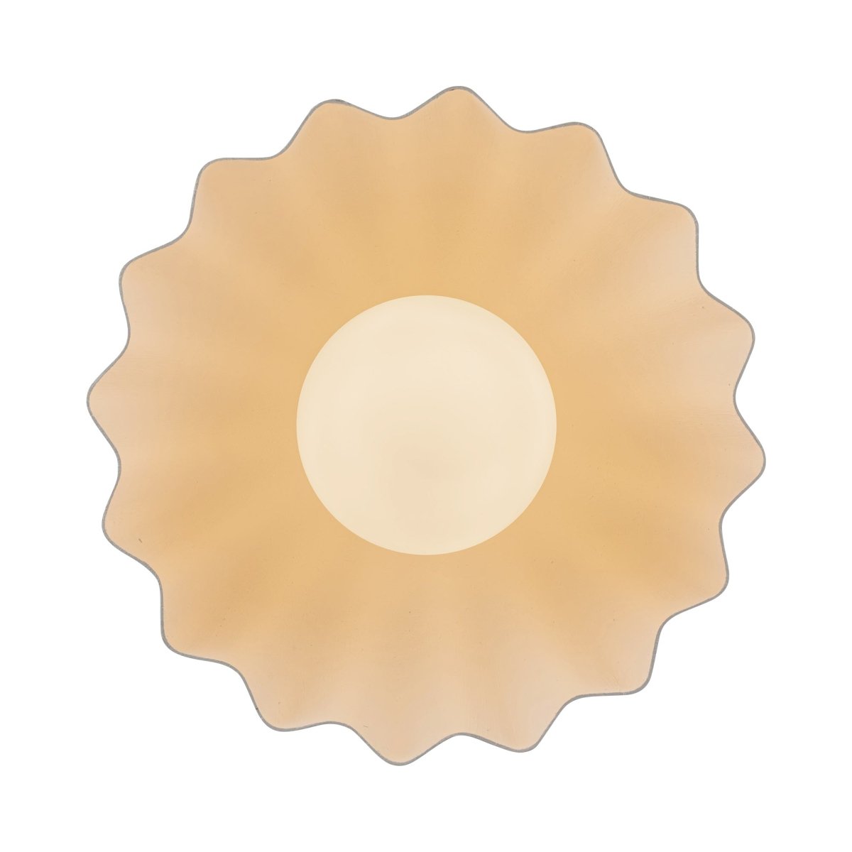 Murale Soleil - Verre blanc / opale antique by Alora Lighting | Luminaires & cie