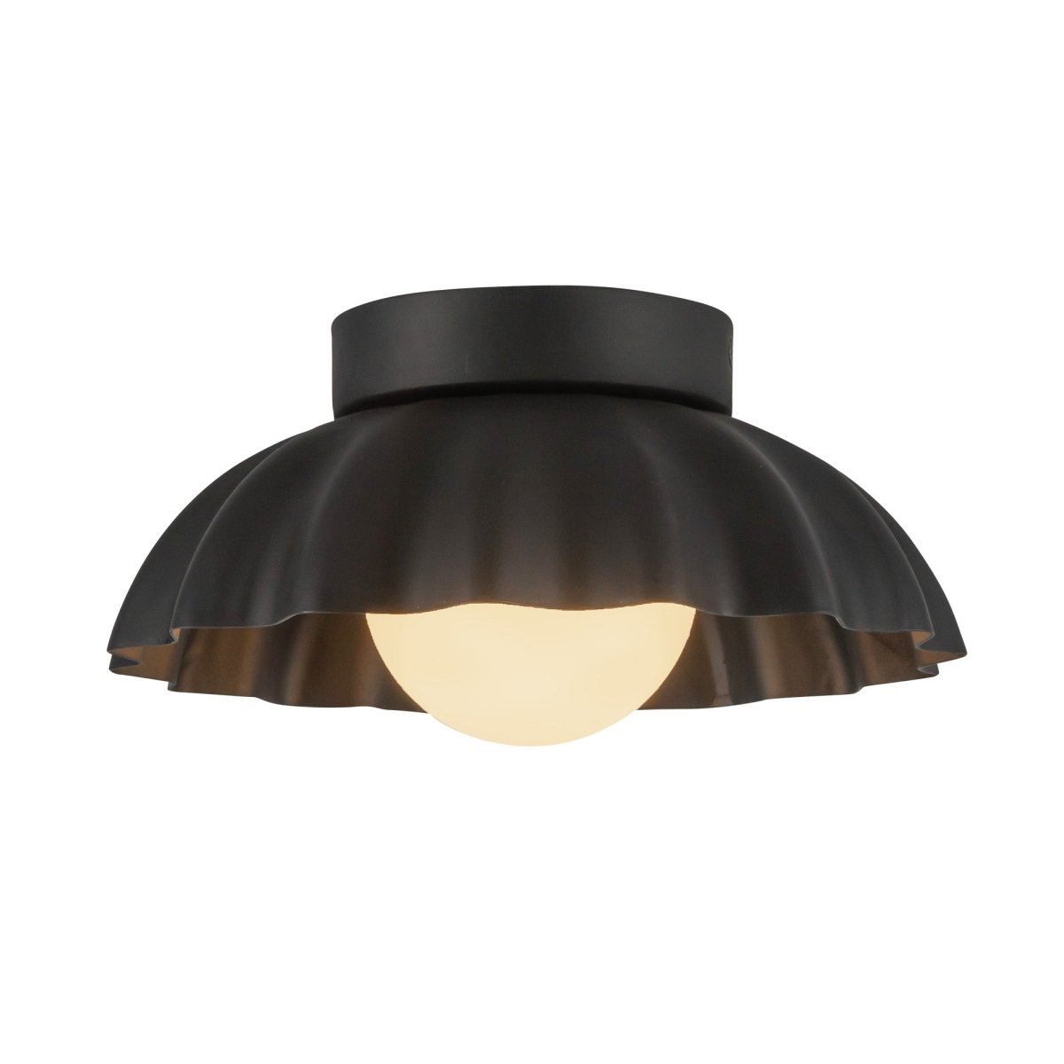 Murale Soleil - Verre noir / opale mat by Alora Lighting | Luminaires & cie