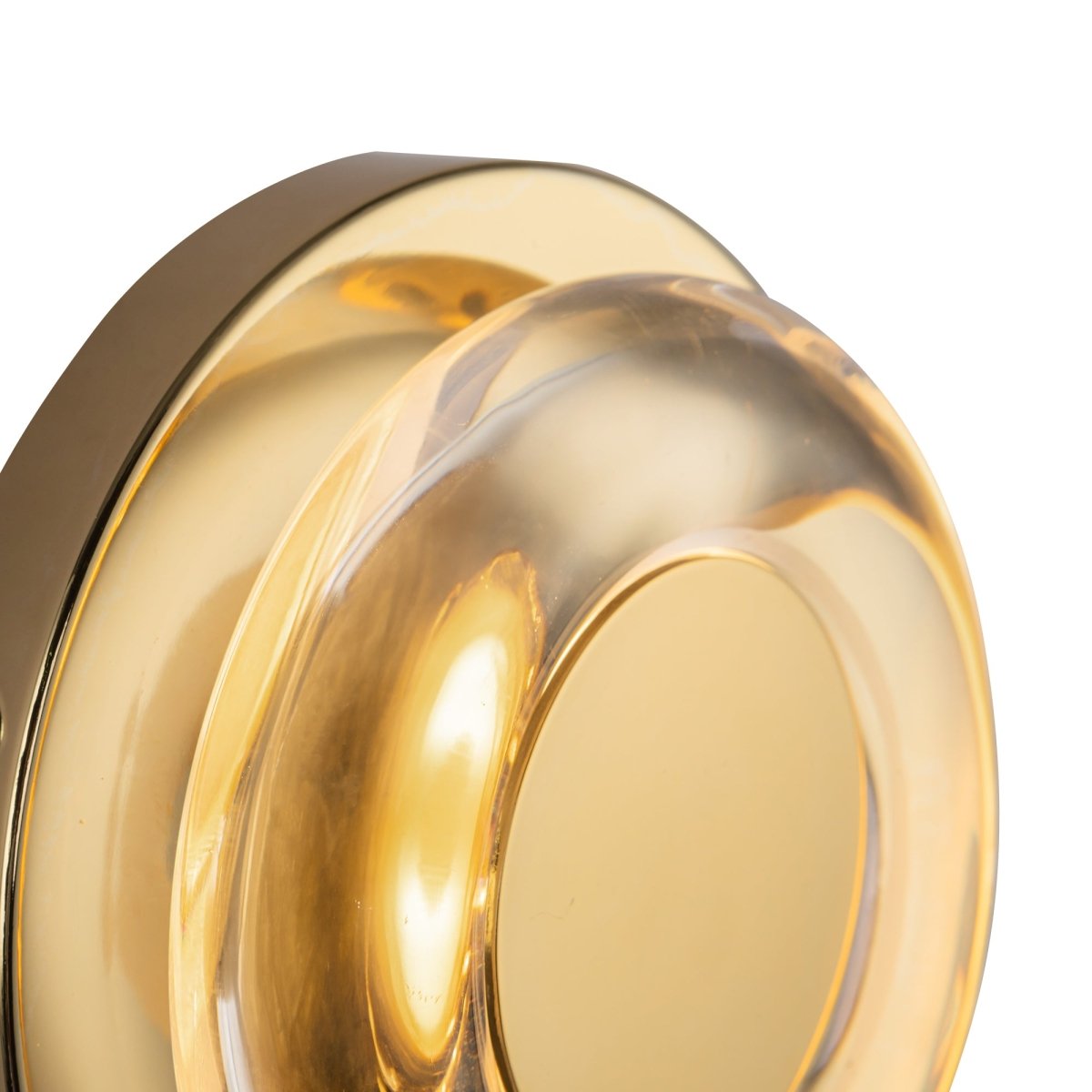 Murale Stephord - Laiton métallique / verre transparent by Kuzco Lighting | Luminaires & cie