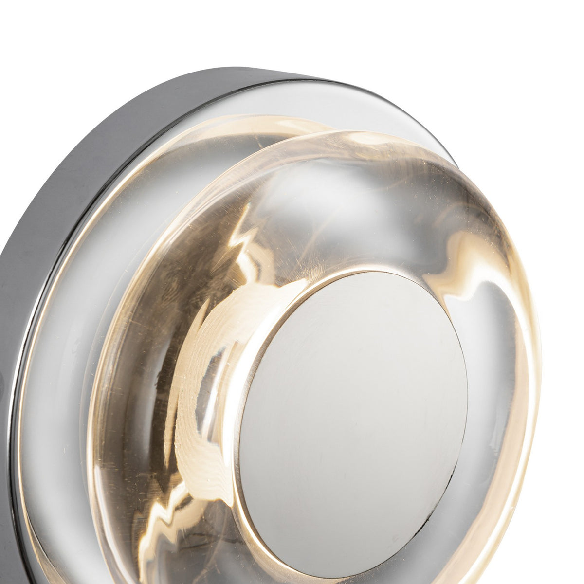 Applique murale Stephord Chrome / Transparent – vue 4
