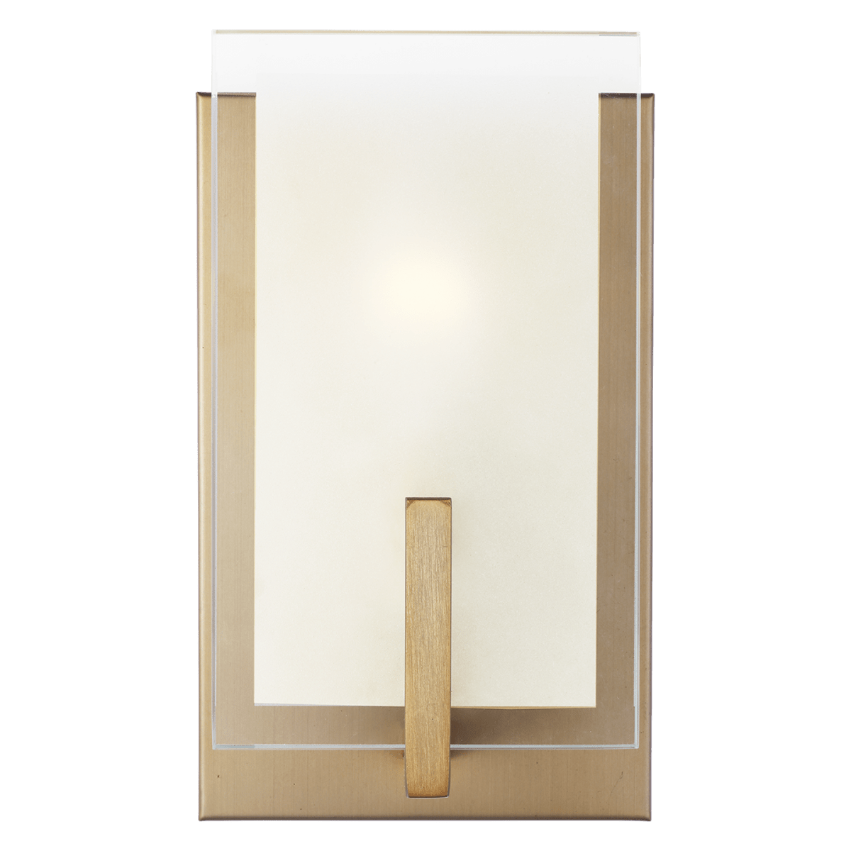 Murale Syll - Laiton satiné Ampoules DEL incluses by Visual Comfort Studio | Luminaires & cie