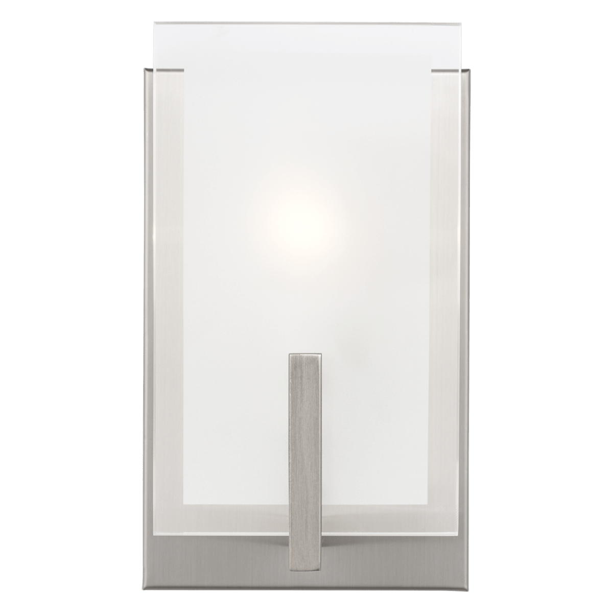 Murale Syll - Nickel brossé Ampoules DEL incluses by Visual Comfort Studio | Luminaires & cie
