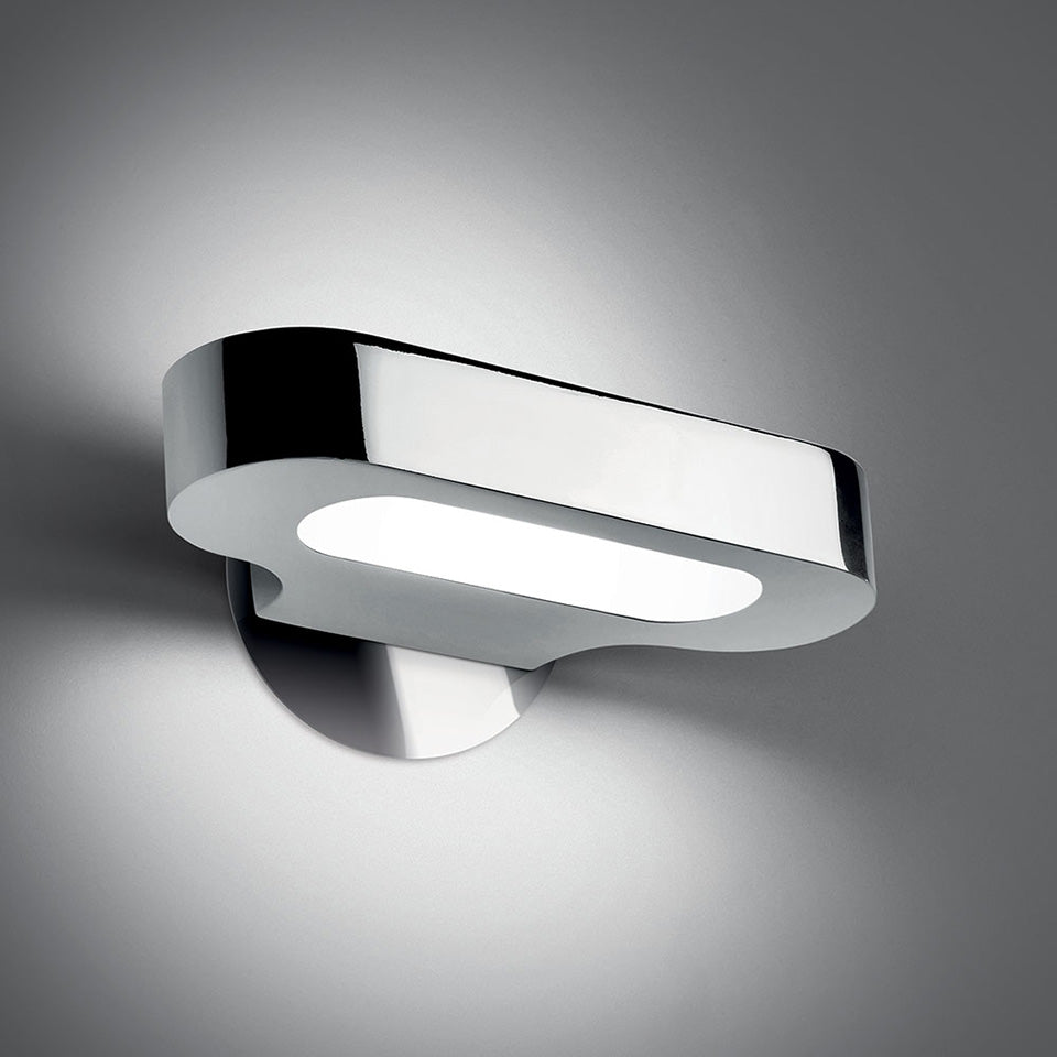 Murale Talo - Aluminium poli Mini 9" DEL 2700°K by Artemide | Luminaires & cie