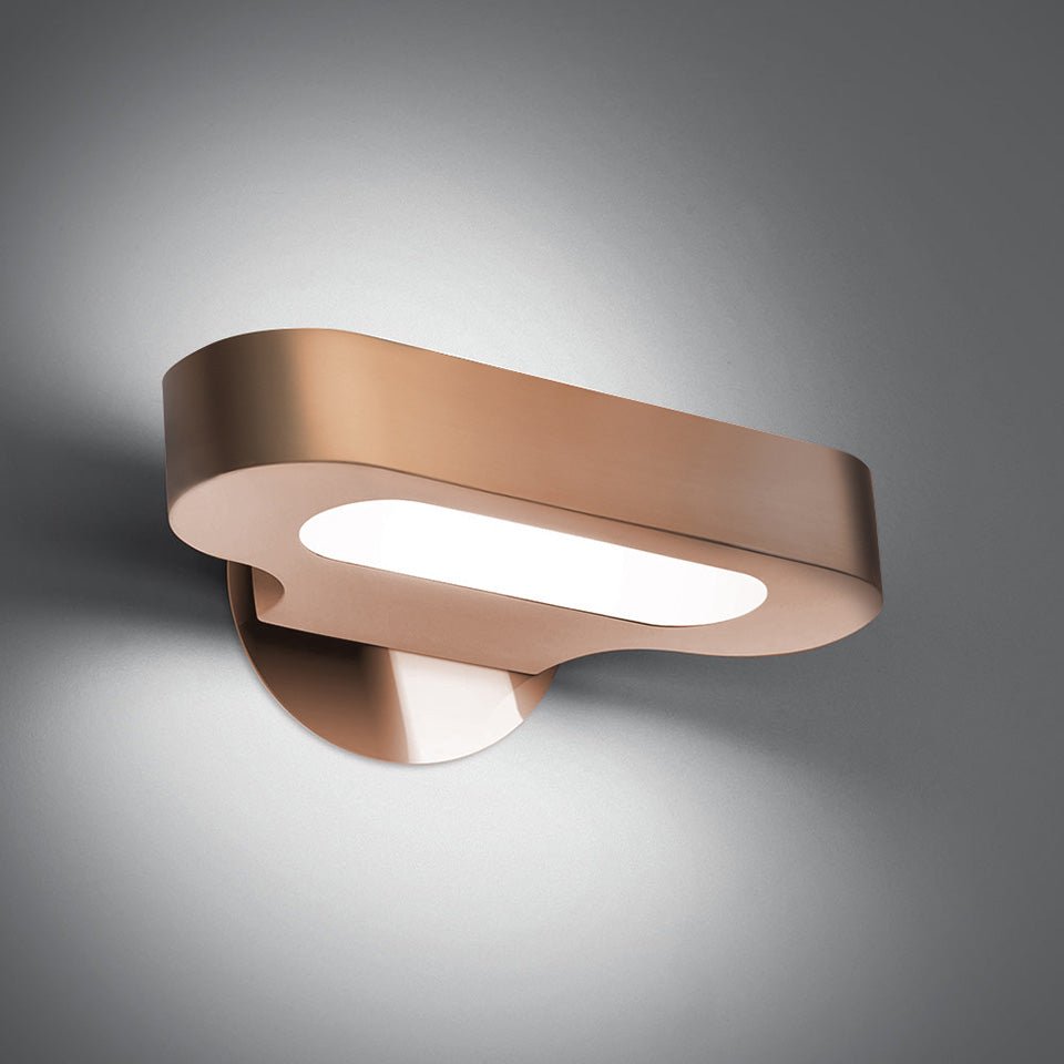 Murale Talo - Aluminium poli Mini 9" DEL 2700°K by Artemide | Luminaires & cie