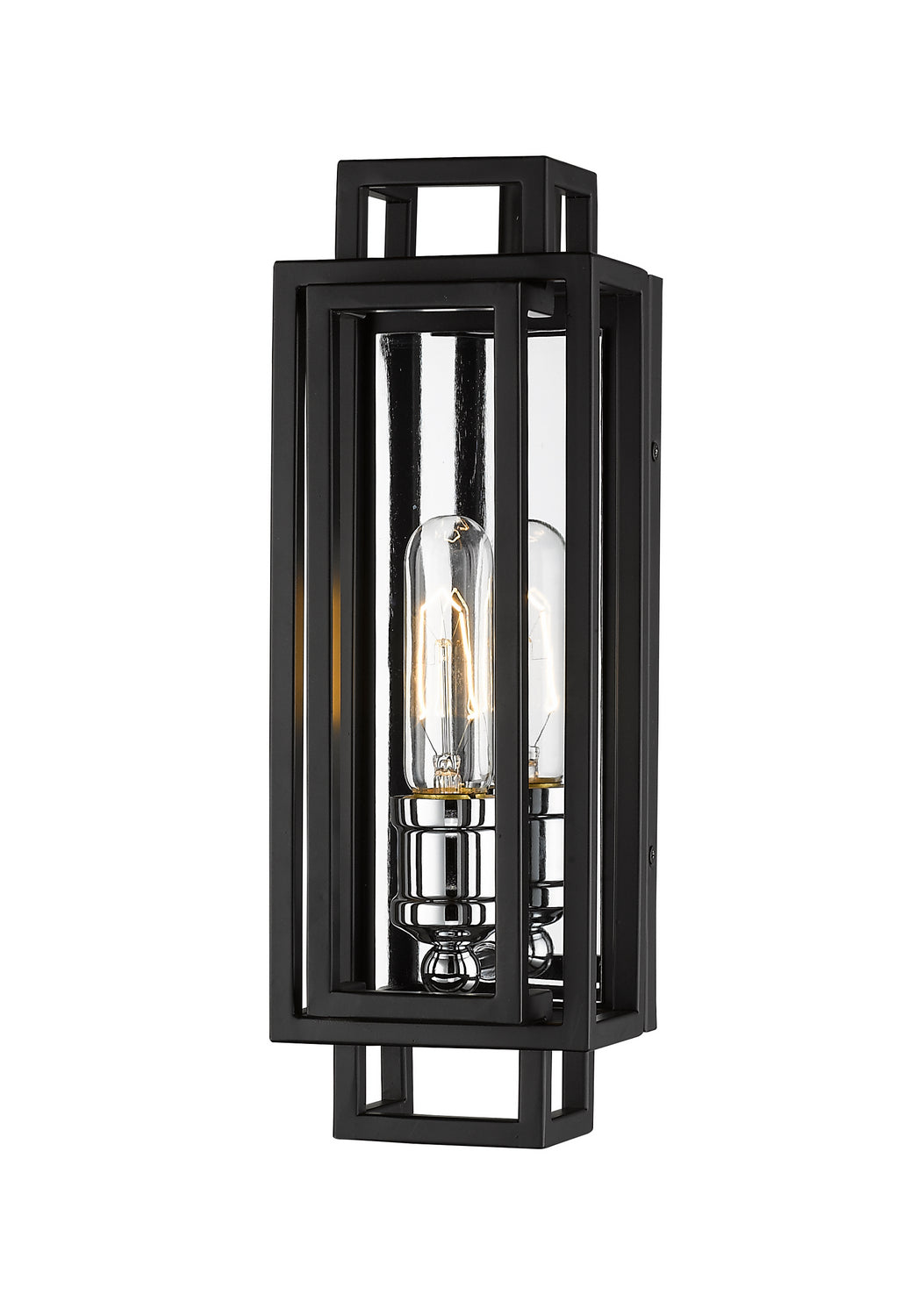 Applique murale Titania Noir + Chrome, 4 3/4" – Z-Lite