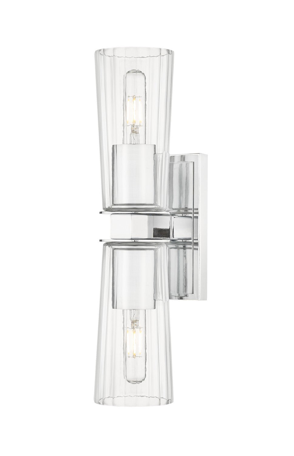 Applique murale Titus Chrome, nombre ampoules 2 – Z-Lite