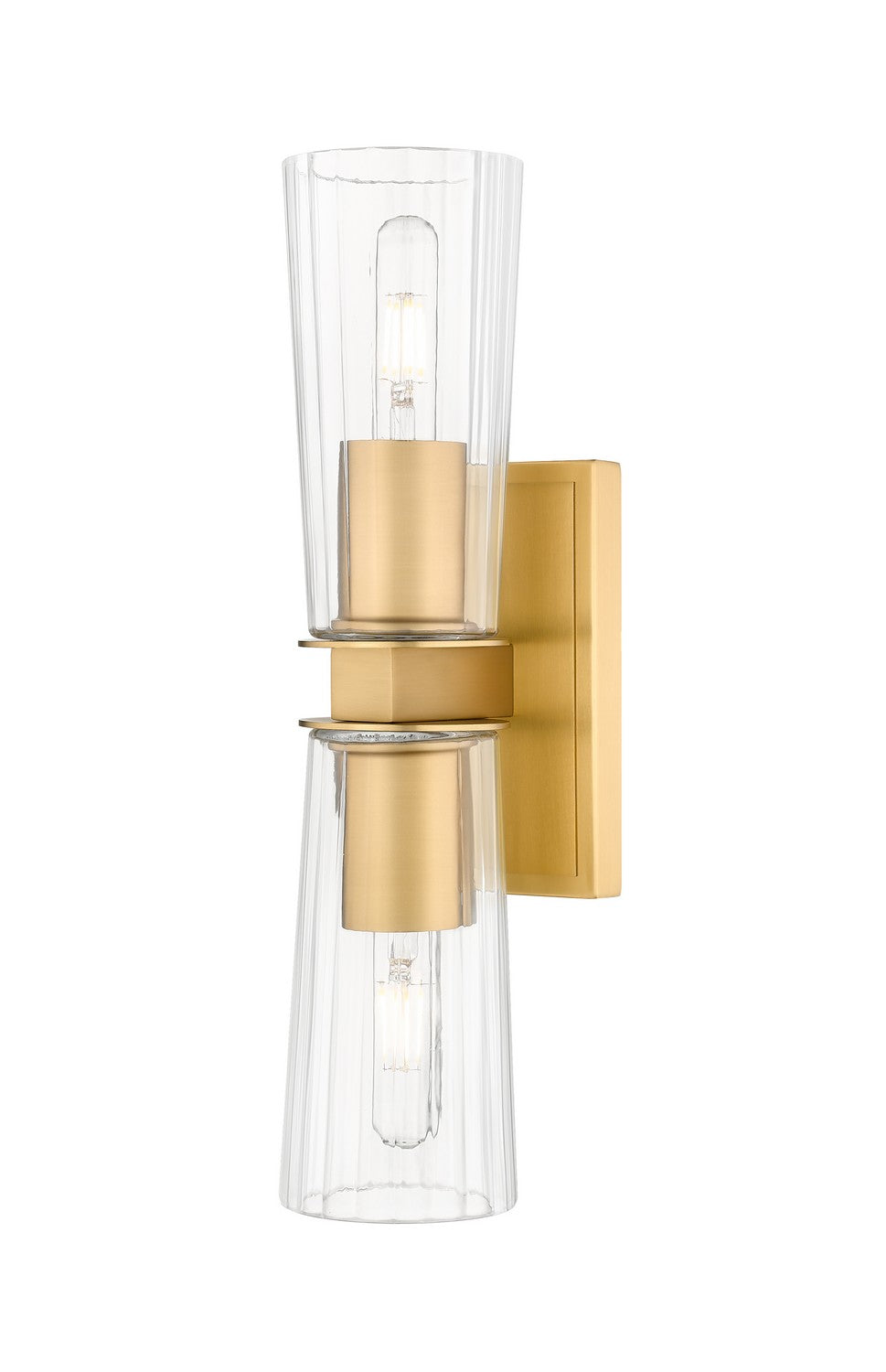 Applique murale Titus Or moderne, nombre ampoules 2 – Z-Lite
