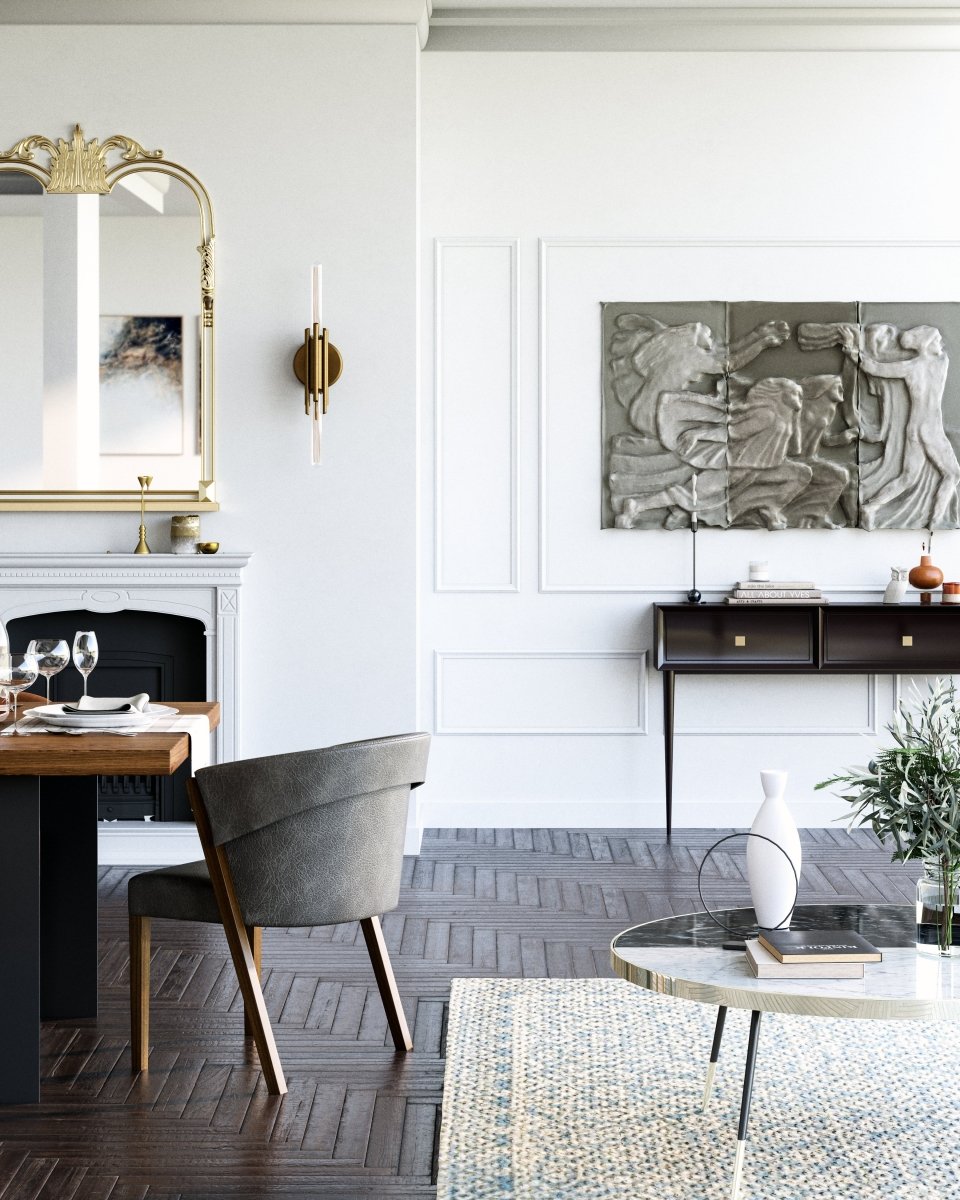 Murale Torres - Laiton vintage 10 3/8" by Alora Lighting | Luminaires & cie