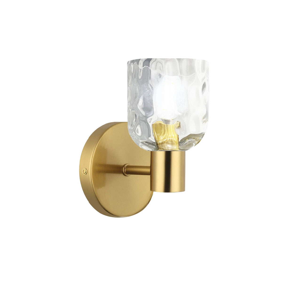Applique murale Vallora nombre ampoules 1, Laiton vieilli – vue 2