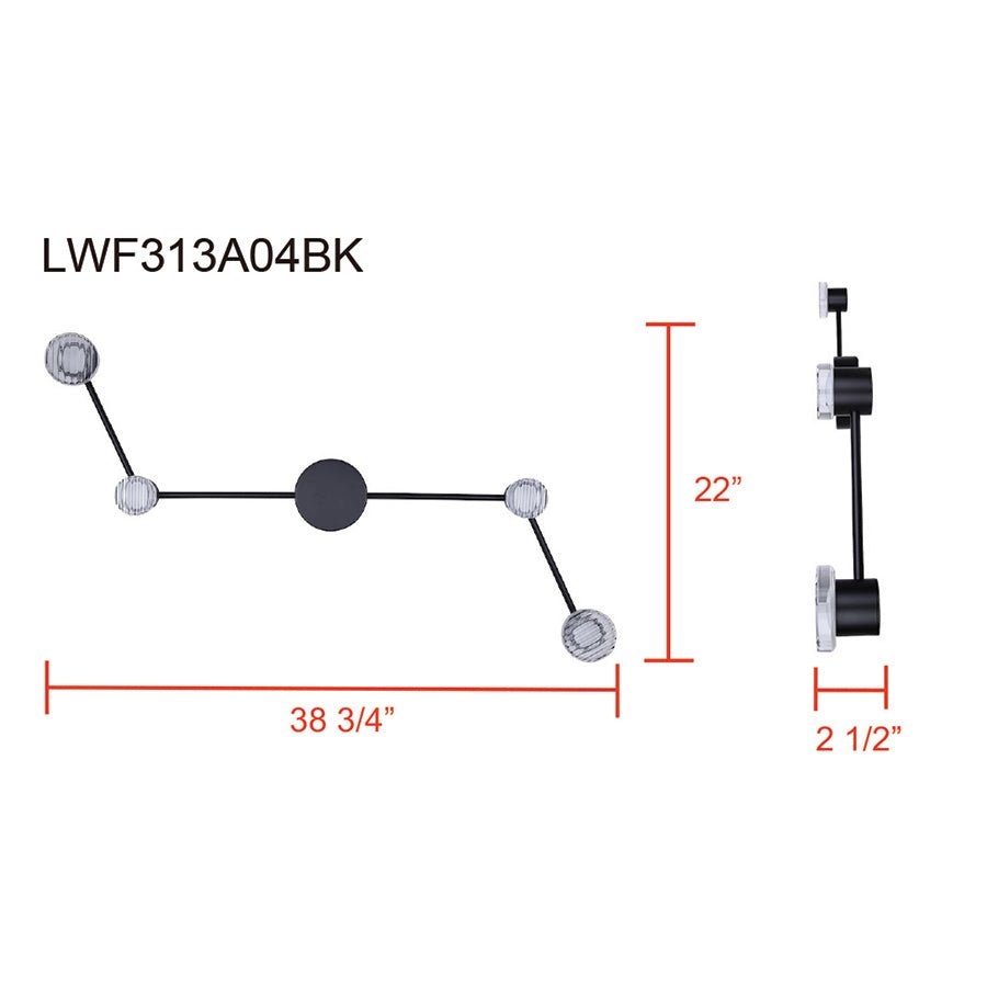 Murale Vanya - 38 3/4" by Canarm | Luminaires & cie